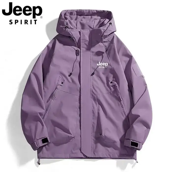 Veste coupe-vent JEEP pour hommes et femmes, nouveau style printemps/automne 2026, coupe-vent à capu