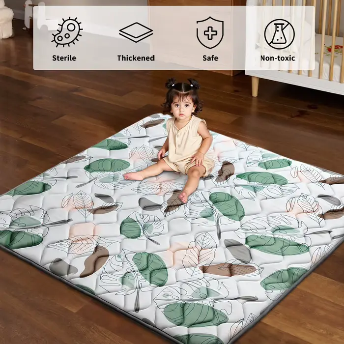 Tapis de jeu pour bébé, tapis d'éveil pour parc de jeu, tapis de jeu en mousse épaisse pour bébés et