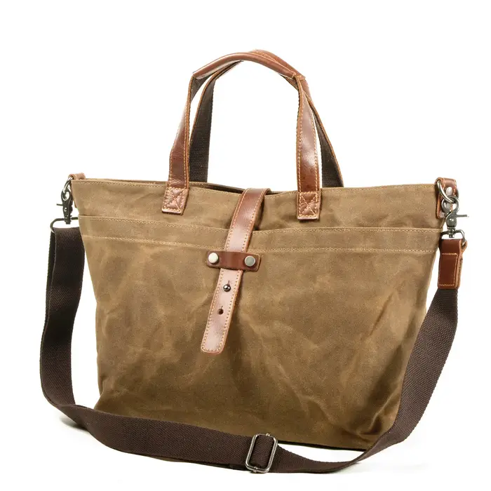 Sac à bandoulière en toile pour hommes et femmes, sac à main simple, horizontal, monochromatique, ré