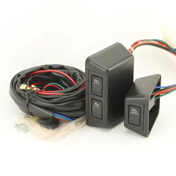 Kit universel de 3 interrupteurs à bascule, serrure de porte, fenêtres électriques 12V pour deux por