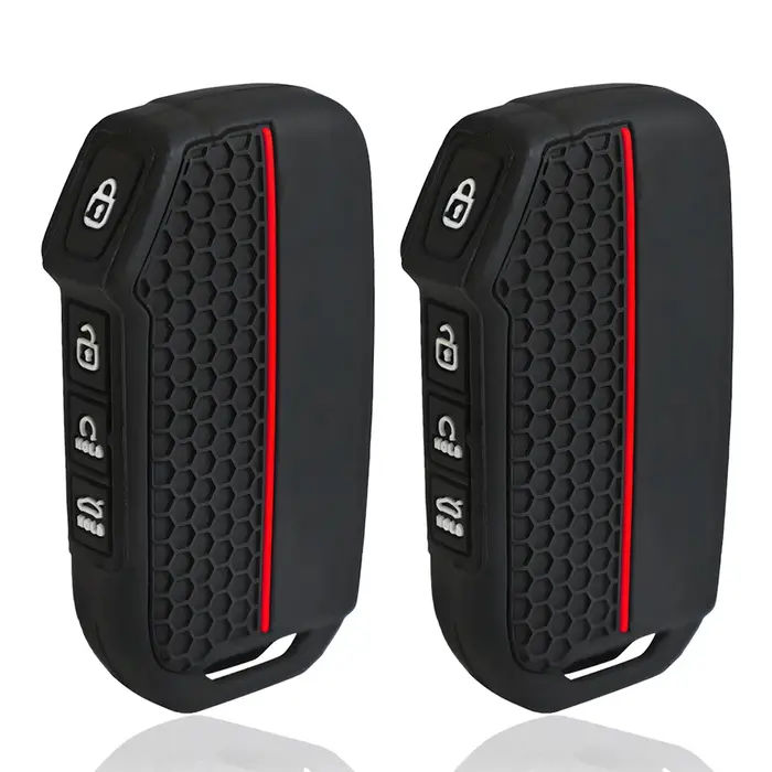 Étui en silicone pour clé de télécommande de voiture KIA KN Sportage Stinger Sorento Ceed Cerato Forte Niro Soul Telluride GTLine accessoire protection élégance facilité d'utilisation