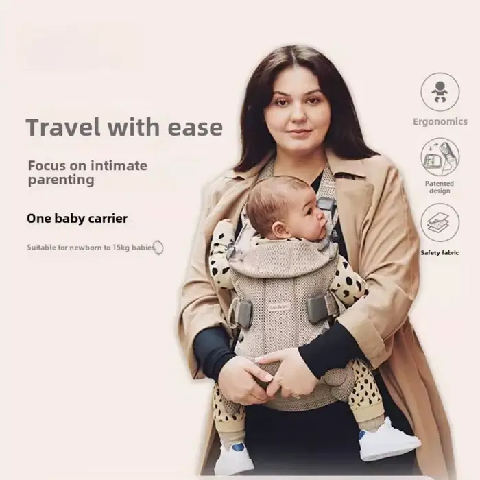 Porte-bébé Bjorn en maille 3D |   Conception ergonomique 3 en 1 prenant en charge les nouveau-nés et