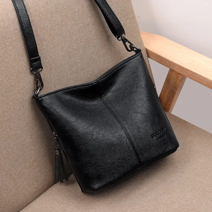 Sac à Main en Cuir de Luxe pour Femme, à Bandoulière, à la Mode