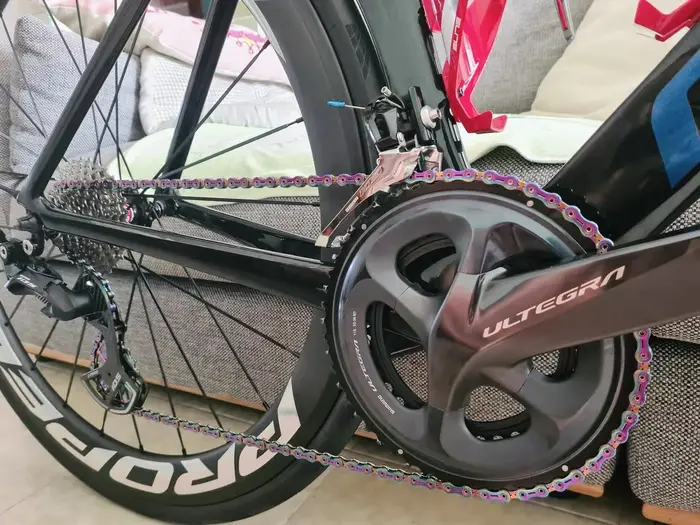 YBouches-Chaîne de vélo de route avec revêtement en titane, JO11 Speed SLA, Full Hollow 173 Slick, V