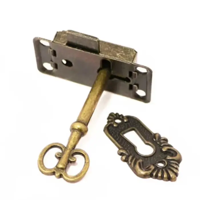 Serrures de porte antiques pour tiroirs, boites à bijoux, armoires et meubles - Sécurité et authenticité historique