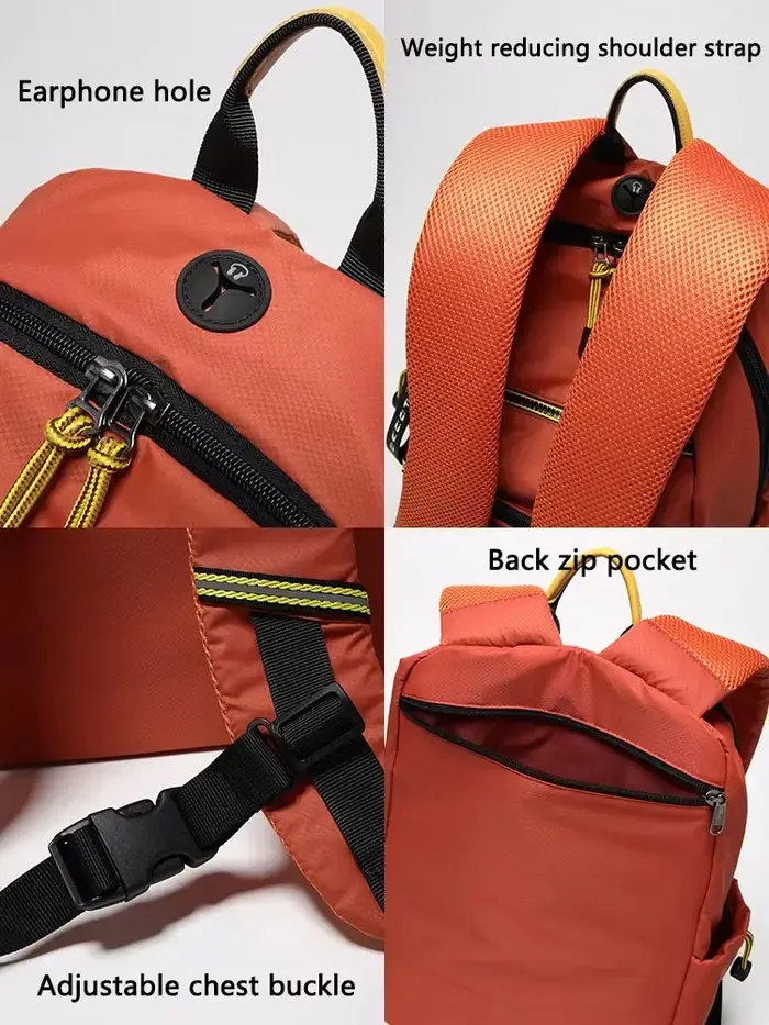 FouEisSac à dos étanche en nylon léger pour femme, cartable décontracté, grand sac à dos initié, mod