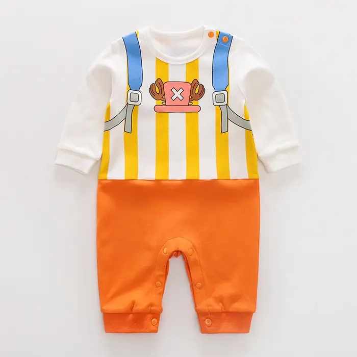 Body en coton à manches longues pour nouveau-né, Style Cape Anime, barboteuse mignonne pour enfants 