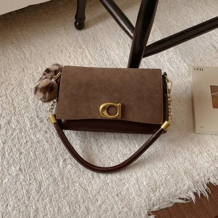 Sacs à langer élégants en cuir pour femmes, sac messager vintage stylé, sac bandoulière minimaliste 