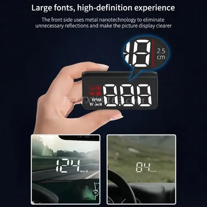 Affichage tête haute HUD M3, nouveau modèle de voiture OBD2, avertissement de survitesse, pare-brise