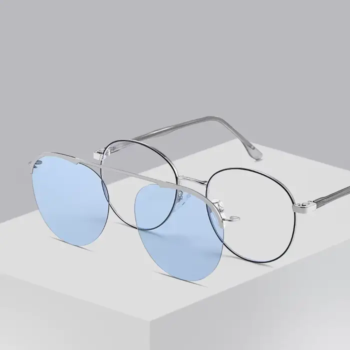 COHK marque de mode Design hommes femmes aimant lunettes de soleil polarisées Clip sur lunettes de s