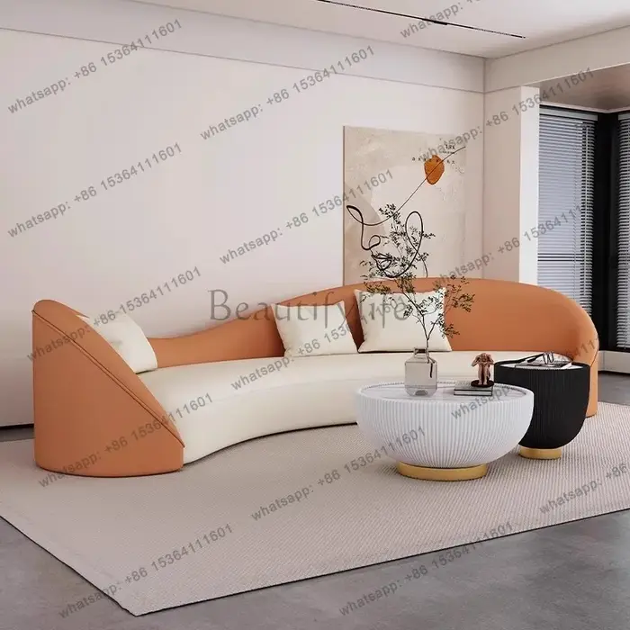 Ensemble de canapés de bureau nordiques simples, table basse moderne pour salon, combinaison pour es