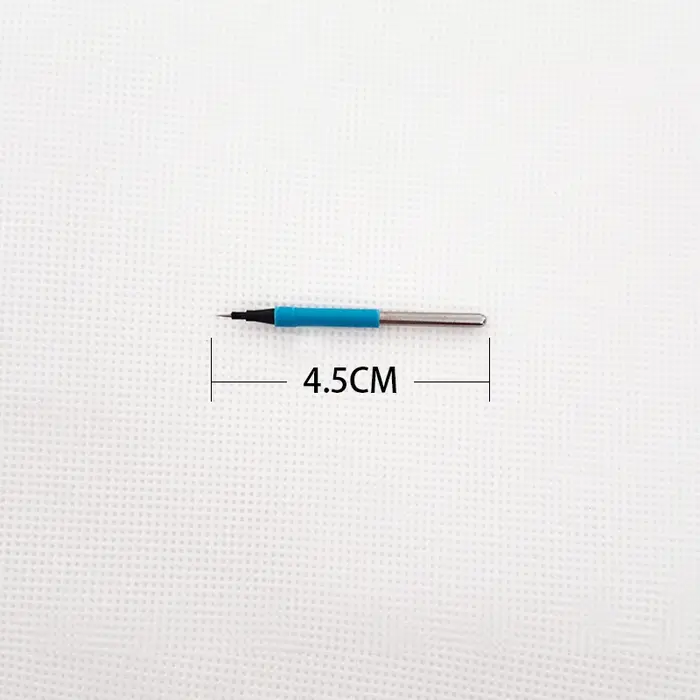 Électrode à aiguille en tungstène à intervention minimalement invasive, couteau de beauté non adhési
