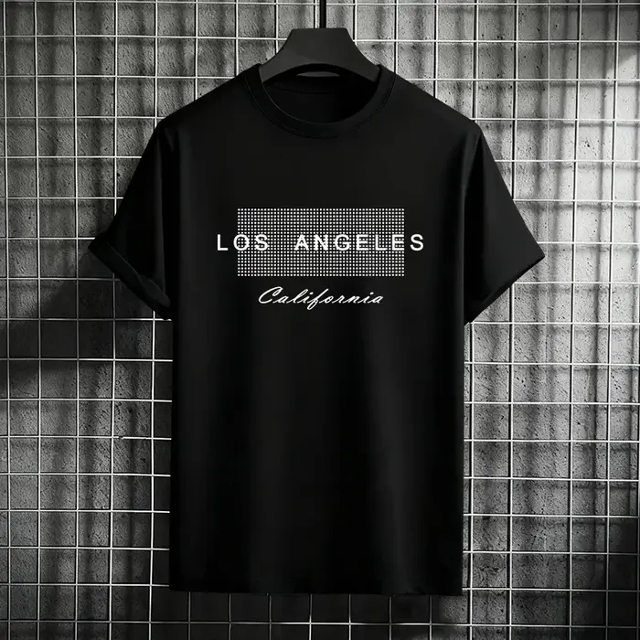 2026 été nouveau T-shirt pour hommes de haute qualité 100% coton couleur Pure t-shirts urbain décont