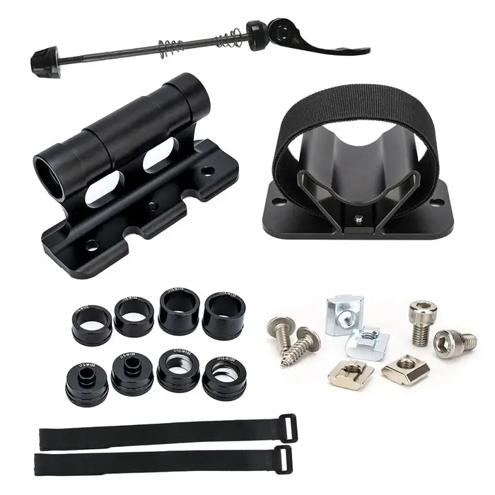 Support de transport de vélo en alliage d'aluminium pour roue arrière fixe et montage rapide pour véhicules occassions diverses