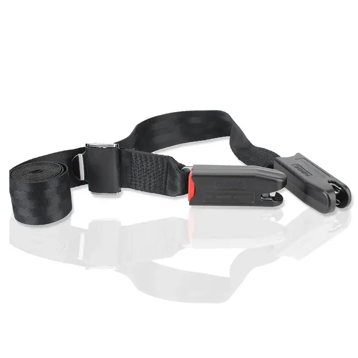 Sangle de sécurité universelle réglable à 2 points, bande de fibre phosphorescente, ceinture de sécu