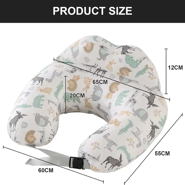 Oreiller d'allaitement premium multifonctionnel, oreillers d'allaitement pour bébé, amovibles et lav