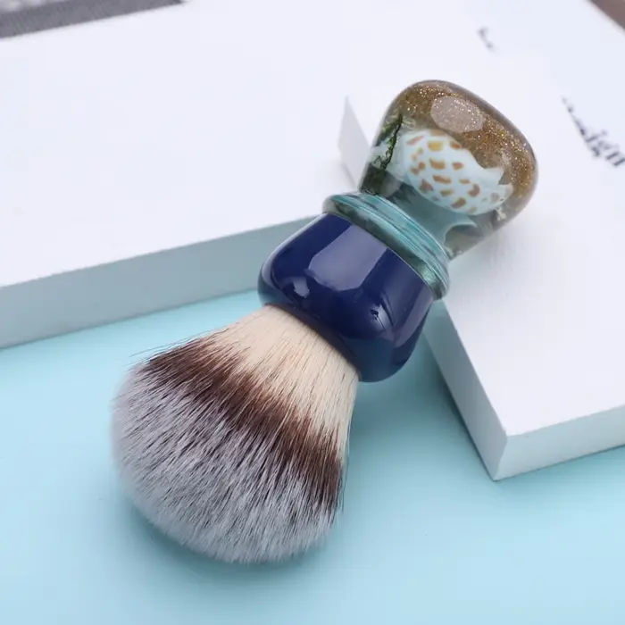 YAQI – brosse de rasage pour hommes, en cheveux synthétiques, 24mm