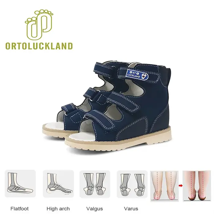 Chaussures orthopédiques 4 roues motrices pour garçons, sandales d'été pour tout-petits, chaussures 