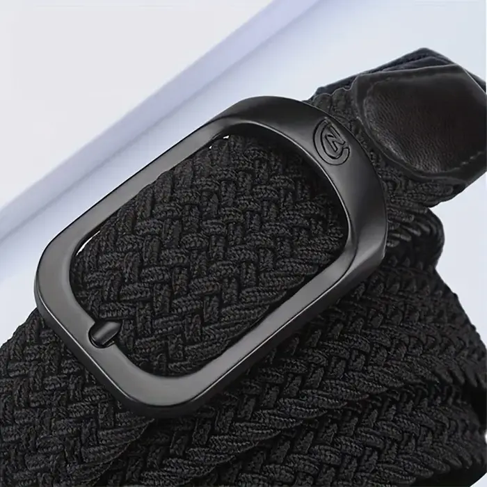 Ceinture élastique tissée décontractée pour hommes et femmes, ceinture de sport de plein air, pas be