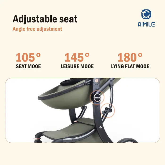 Haute qualité 3 en 1 bébé poussette de luxe multifonctionnel bébé landau bébé poussettes