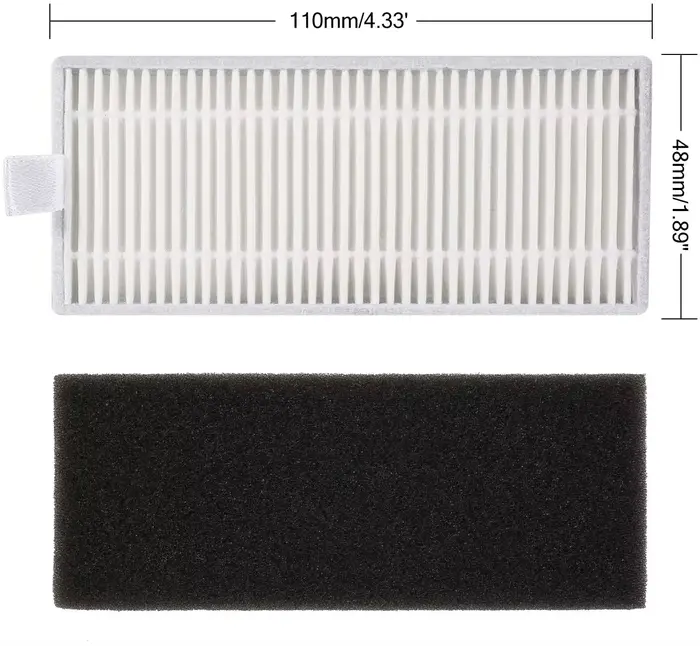 Pièces de rechange pour aspirateur Robot Conga 1099 Connected / 1990, brosse latérale principale, fi
