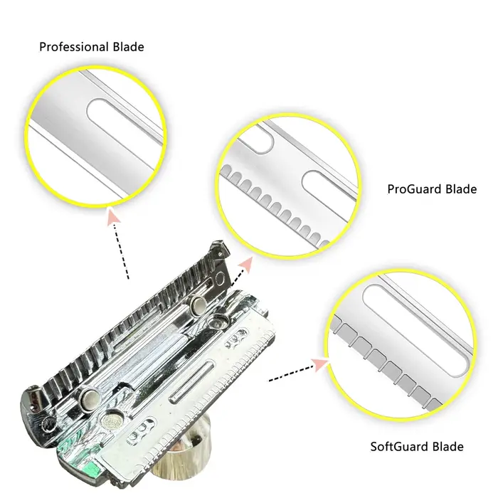 Rasoir de sécurité écologique Whityle16T pour femmes, lames de protection AC, rasoir pour hommes et 