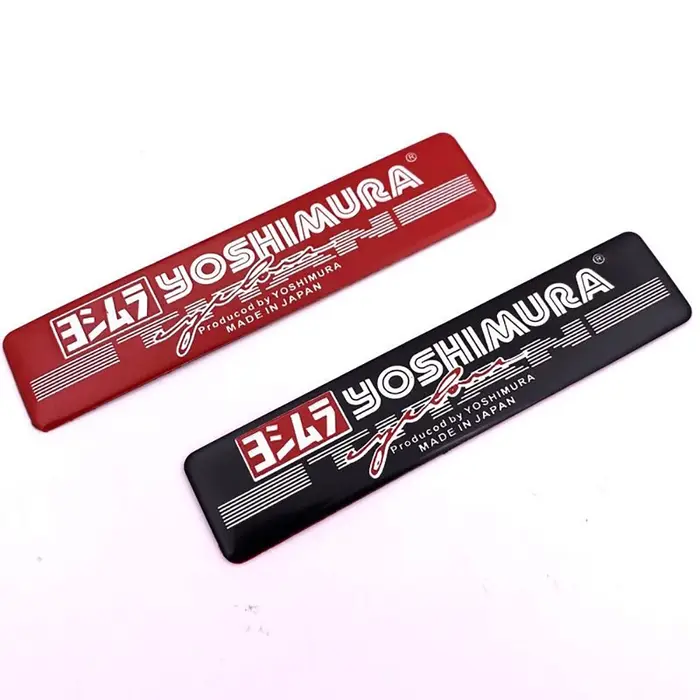 Autocollant de tuyau d'accès de moto, autocollant de silencieux résistant à la chaleur, Yoshimura, H