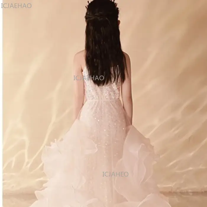 Robe de performance pour filles, tenue de princesse pour fête, tenue de cérémonie pour enfants, robe
