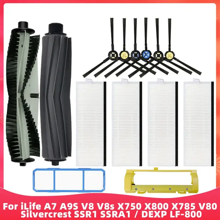 Compatible avec ( iLife A7, A9S, V8, V8S, X750, X800, X785, V80, Silvercrest SSR1, SSRA1, DEXP LF-80
