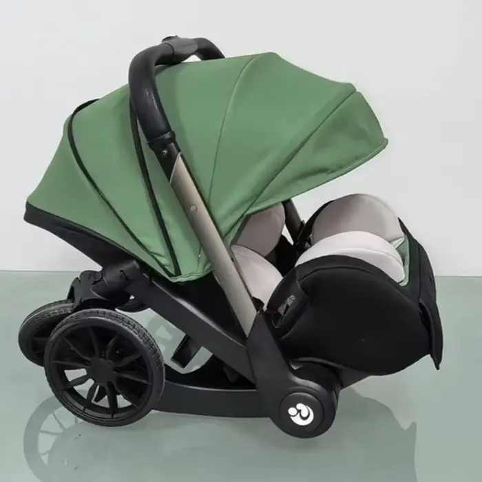 Poussette multifonctionnelle 4 en 1 pour nouveau-né, siège auto léger, vue haute bidirectionnelle, p