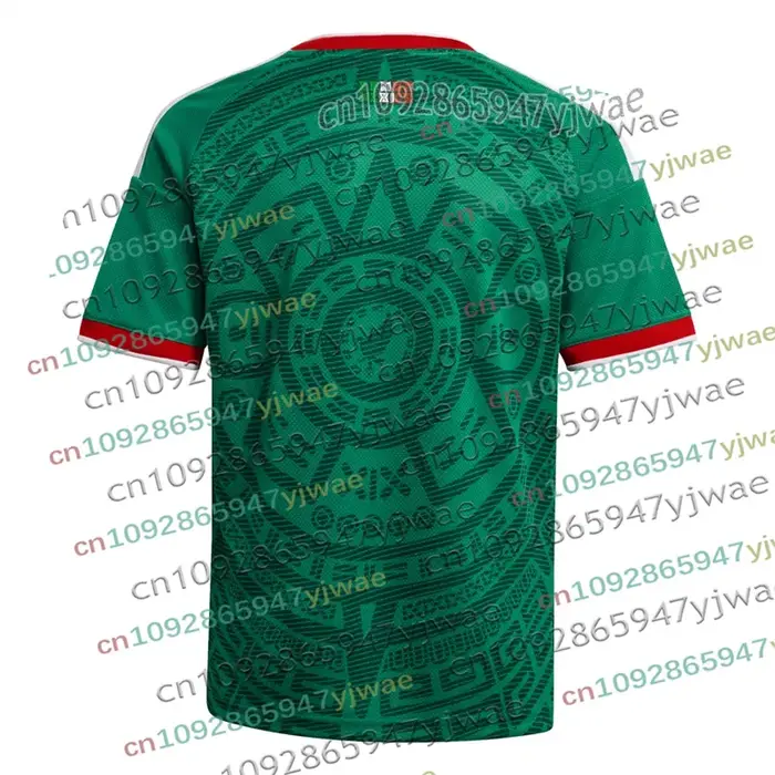 Nouveau Maillot de Foot 2026 de l'Équipe Nationale du Mexique Y2K Oversize à Séchage Rapide, T-shirt