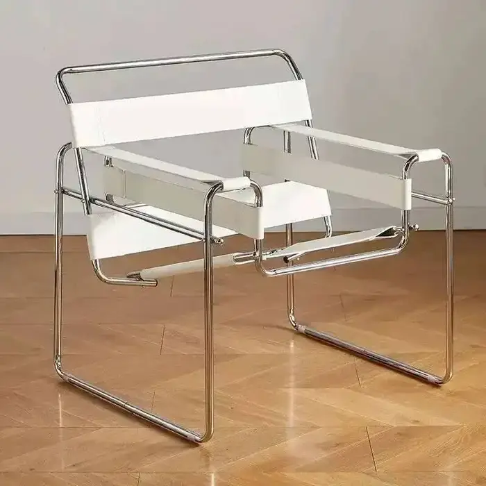 Chaise canapé décontracté maille Photo unique médiévale industrielle rouge Style nordique Bauhaus se