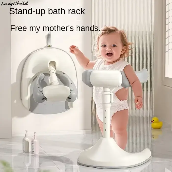 Support de bain réglable pour bébé avec support de lavabo – Siège de douche pour nourrissons et tout
