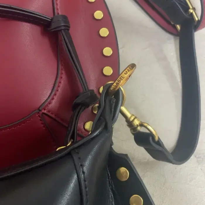 Nouveau sac lune tendance, rivets classiques, mode féminine, rétro, sac à bandoulière, sac à main, s