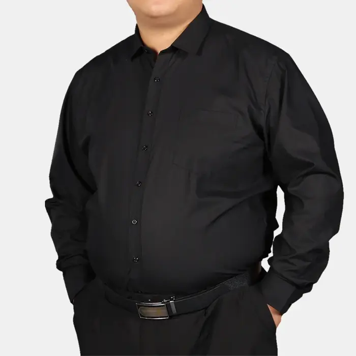 Grande taille 11XL 10XL 9XL nouvelle chemise sociale pour hommes à manches longues coupe ajustée aff