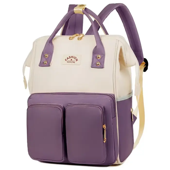 Sac à dos maman grande capacité étanche : sac multifonction sorties mère bébé pratique