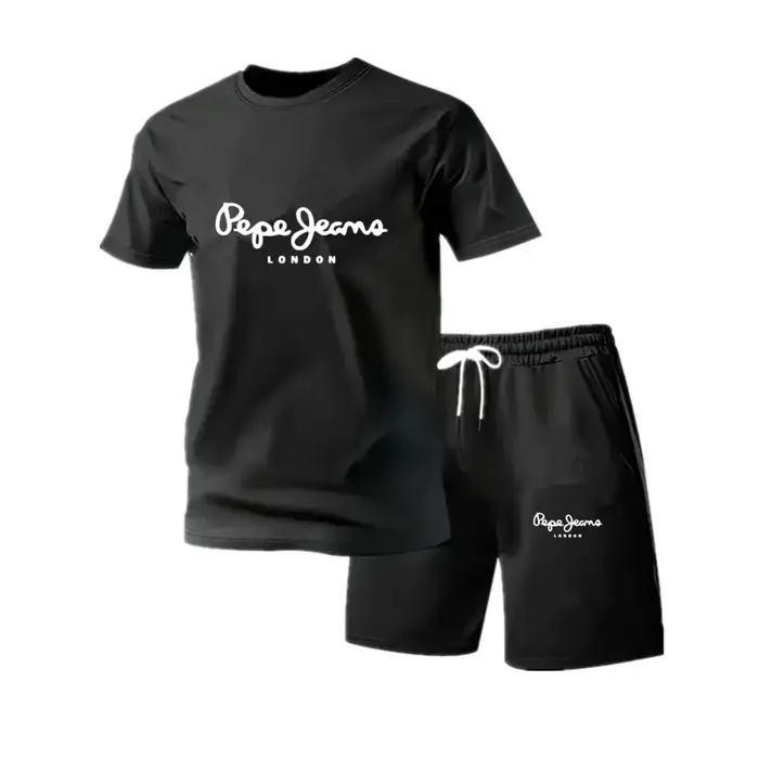 Nouvel ensemble de vêtements de sport d'été pour hommes, t-shirt à manches courtes et short, ensembl