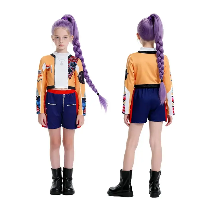 Ensembles de vêtements pour filles, costumes de Cosplay de dessin animé pour enfants, spectacle sur 
