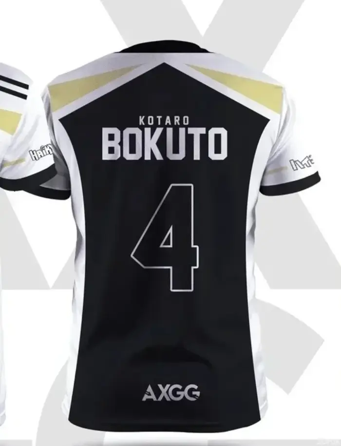 Haikyuu Fukurodani Bokuto Anime hommes T-Shirts 2025 nouvelle mode d'été maillot décontracté col ron