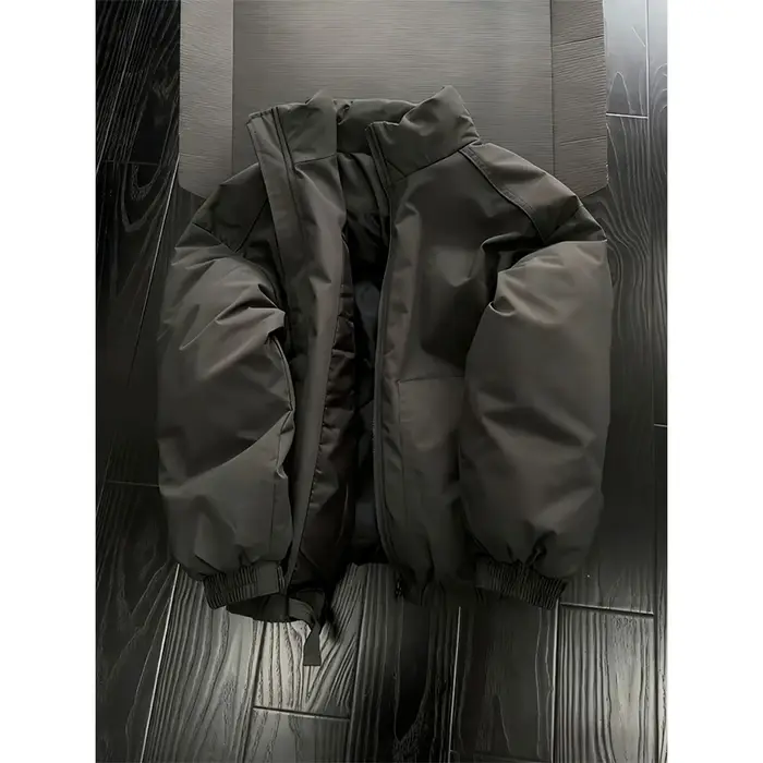 Veste d'hiver en coton pour hommes, manteau en coton, veste à pain épaisse et chaude, veste cool de 