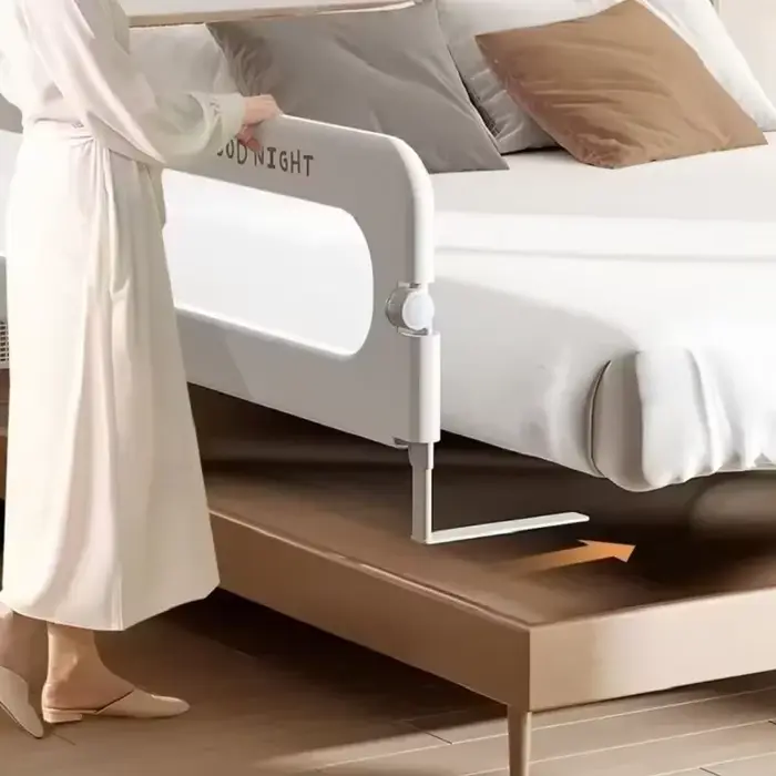 Barrière de lit anti-chute pour bébé sécurisée portable réglable pour protection de berceau et chambres à coucher occasions spéciales sécurité enfant