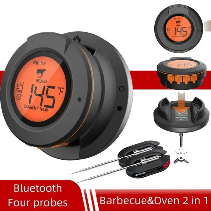 Thermomètre Bluetooth capteur numérique pour four haut 500 degrés gril Barbecue viande viande BBQ cu