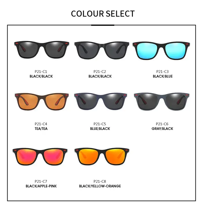 ZXWLYXGX classique lunettes De soleil polarisées hommes femmes marque Design conduite cadre carré lu