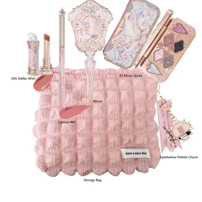 Flower Knows – Kit de maquillage de Collection Cupidon aux fraises