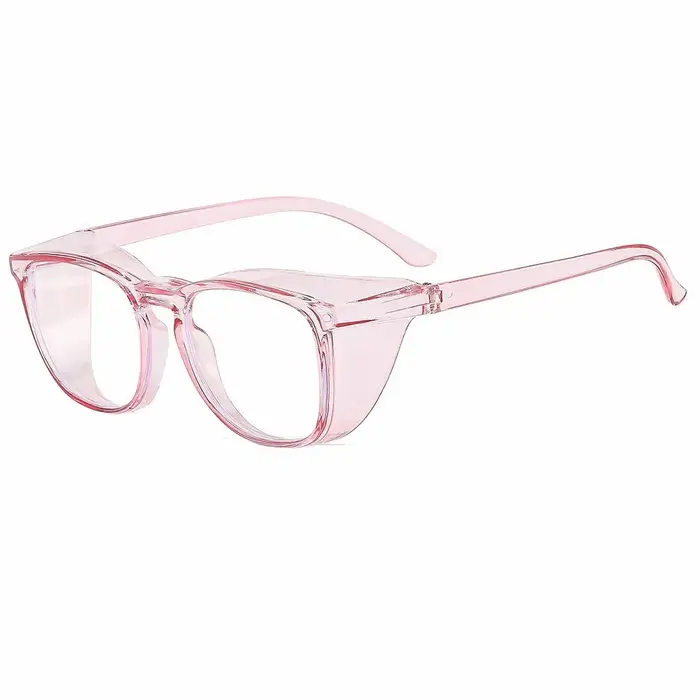 Lunettes de sécurité transparentes pour femmes, carrées, Anti-buée, blocage de la lumière bleue, rés