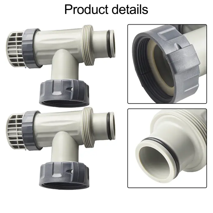 Valve à piston de piscine de remplacement en plastique, 2 pièces, pour Intex 10747 sol, pompe à filt