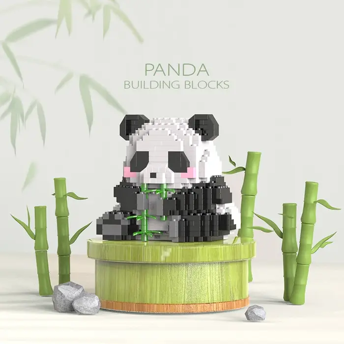 Mini Animal de Style Chinois à Assembler Soi-Même, Briques de Construction, Modèle Créatif, pour Gar