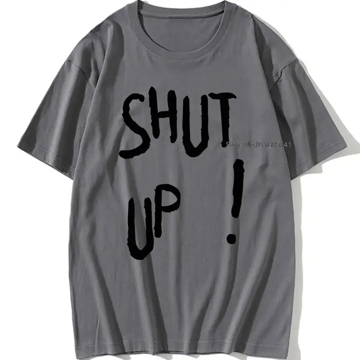Kpop Kim Tae Hyung t-shirt SHUT UP lettre imprimé t-shirt Hip Hop Streetwear k-pop Harajuku Karea mo