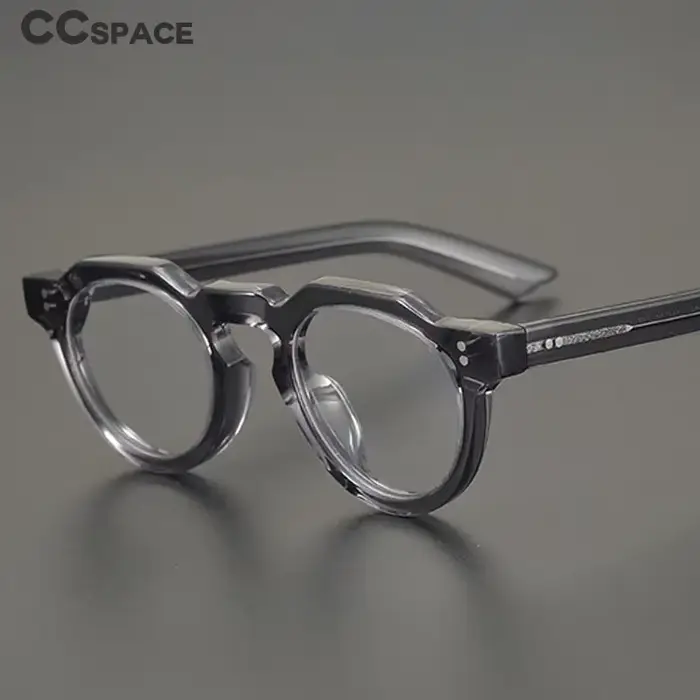 Lunettes rondes Vintage en acétate de haute qualité pour hommes et femmes, monture de Prescription o