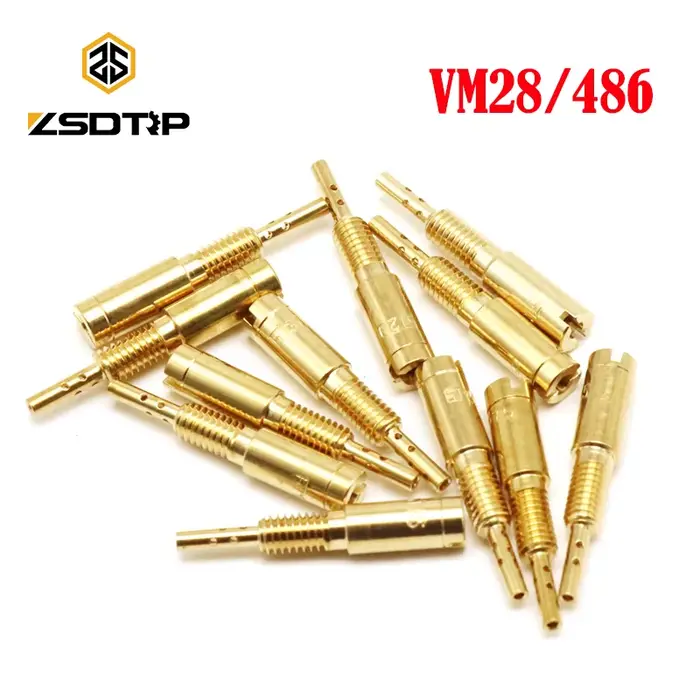 ZSDTRP 12 pièces Mikuni carburateur pilote Jets Jet lent pour Mikuni HS40 HSR42/45/48 RS34-RS40 TM33